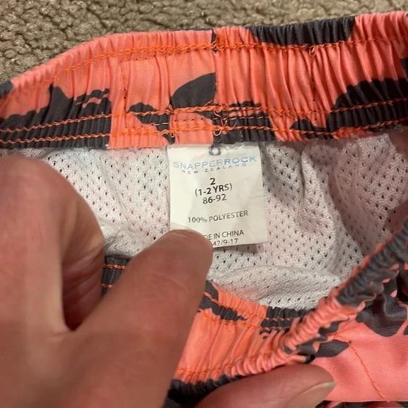 Snapperrock Boys swim shorts bathing suit, size 1-2 yr - Picture 4 of 4